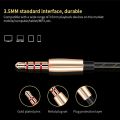 Earphone Super 4D Bass Double Speaker Wired Earphones with Mic Sport Headset Online Class Headphones (3.5mm Interface). 