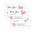 50 Custom Thank You Cards business card Thank You For Your Order Gift decoration card Personalized logo Business Wedding invitation. 