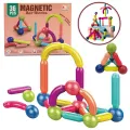 36 PCS Magnetic Building Blocks Set Early Learning Magnetic Sticks Balls Assembling Game. 
