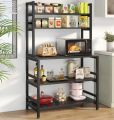 5-shelf Kitchen Bakers Rack with Hutch Industrial Microwave Oven Stand Free Standing Kitchen Utility Cart Storage Shelf Organizer. 