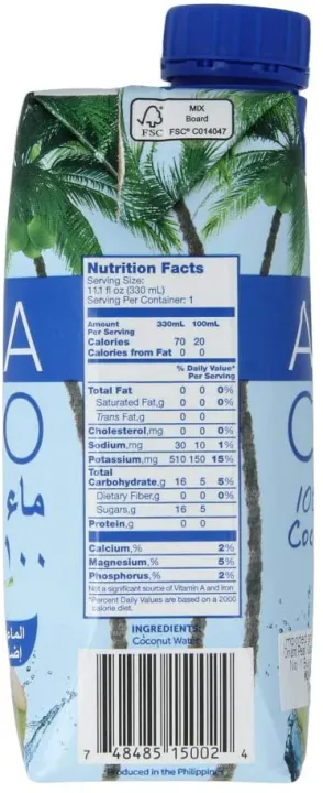 Aqua%20Coco%20100%25%20Natural%20Coconut%20Water%20330ml%20(Pack%20of%206)%20-%20Image%205