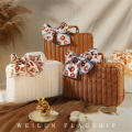 Resin Handheld Rattan Woven Basket Bridesmaid Handcrafted Durable Bamboo Woven Birthday Gift Box Portable Natural Empty Box for Home decor Storage Gift packaging Wedding favors Bridesmaid gifts. 