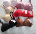 Pack of 2 Soft Foam Padded Bras for Women and Girls High Quality, Comfortable Fit in Beautiful Colors. 