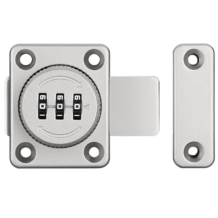 Anobeyi Mechanical Keyless Cabinet Lock With Combination, 90 Degree Right Angle Bifold Door Lock