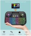 i10 Wireless Bluetooth Keyboard 7 Color Backlit Fly Air Mouse 2.4G Keyboard Remote Touchpad for ANDROID/WINDOWS/MAC OS. 