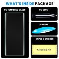 2 in 1 infinix Hot 50 Pro Plus UV Tempered Glass Liquid Glue Curved 3D Screen Protector + Back Jelly Protector Soft Hydrogel Film For infinix Hot 50 Pro+ Plus - Transparent. 