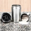 Stainless Steel Protein Shaker with Mixing Ball, Fitness Sport bottle. 