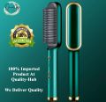 Rechargeable Hair Straightener Brush Portable Cordless Hot Comb 3 Heat Settings. 
