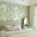 Vintage Damask Floral Embossed Wallpaper 3D Textured Roll for Bedroom and Living Room 1M. 