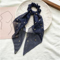1pcs Scrunchies Elastic Ties Bowknot Hair Hair Band Knotted Star Shiny Ribbon Ponytail. 