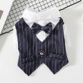 ELEGANT All Size Dog Tuxedo Large Dog Costumes Wedding Suit Gentleman Dog Christmas Decoration Bowtie For Small Dogs High Quality Dress Up Pet Supplies/Multicolor. 