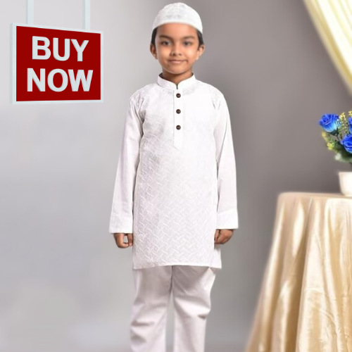 Stylish Chicken Cotton Kurta With Elastic Pajama for Kids and Boys || Size Newborn Baby to 10 years Boy Fashion Clothes || Dresses And Suites for your Child || Shalwar Kameez for Boys and Kids || Amazing Customize Kurta With Elastic Pajama
