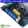 TPA3116D2 Bluetooth 5.0 Subwoofer Amplifier Board 2.1 Channel High Power Audio Stereo Amplifier Board 2*50W+100W Bass AMP by Electrica. 