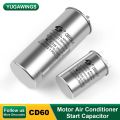 CBB65 Air Conditioner Capacitor Motor Run Capacitors Starting 450V AC 5UF 6UF 15uF 20uF 25uF 30uF 35uF 40uF 45uF Refrigerator. 