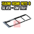Xiaomi Redmi Note 9 SIM Tray Sim Jacket Sim Slot Sim Door For Xiaomi Redmi Note 9 - Silver. 