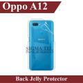 Oppo A12 Back Jelly Protector Clear Soft Protection Film Transparent Hydrogel Film Protector For A12. 