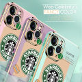 Jizetin (Free Lanyard) for iPhone 12 Mini Back Cover Coffee Macarons Luxury 6D Plating Case Side Pattern Soft Silicone Square Mobile Phone Cases. 