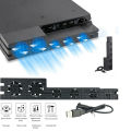 Base Support For Sony Playstation Play Station PS 4 PS4 Pro Slim Stand Control Cooler Cooling Fan Game Console Accessory Holder. 