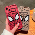 Hontinga for Realme C67 4G Back Cover Spider-Man Pattern Ladder Soft Camera Protection Rubber Phone Case. 