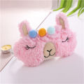 Cute Alpaca Sleep Eye Mask Eyeshade Shading Sleep Cotton Goggles Eye Mask Sleep Mask Eye Cover Care Gift Accessories. 