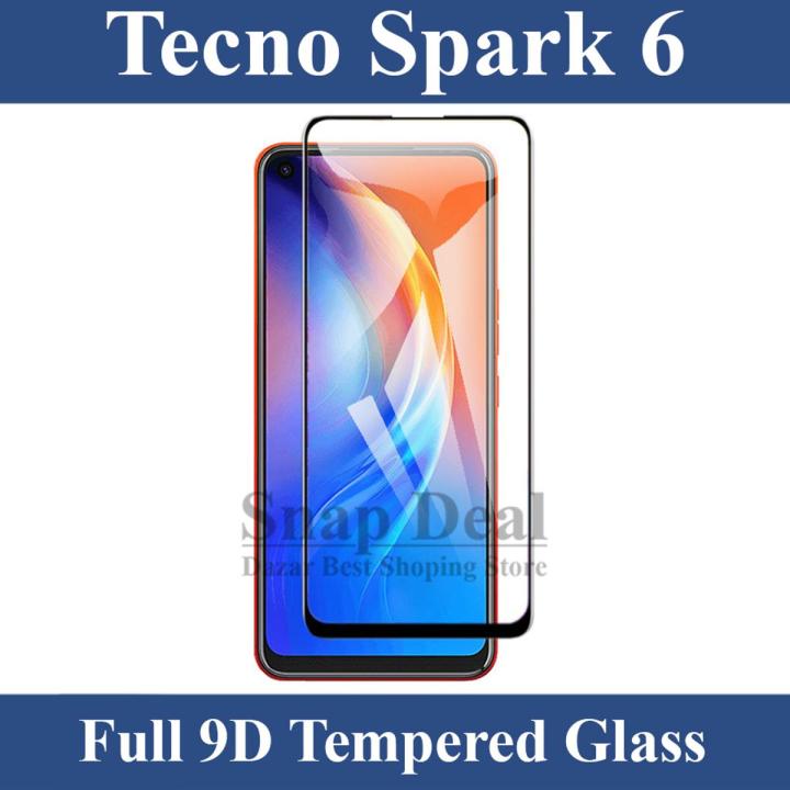 Tecno Spark 6 9D Full Glue Tempered Glass