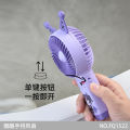 Handheld Small Fan Portable Mobile Phone Holder Mini Fan USB Charging Student Desktop LOGO Fan. 