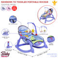 Mama Love  Fisher Prize Jubilant Baby Newborn to Toddler Portable Rocker Bouncer with hanging toys and Vibrator For Kids. 