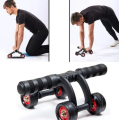 Abs Roller - 4-Wheel Ab Roller Abdominal Workout Fitness Exercise Equipment. 