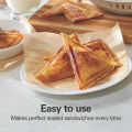 sandwich maker and toaster 2 Slices Electric Sandwich Toast Maker 4 half slices 750 watts. 