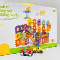 125Pcs DIY Creative Pipeline Rolling Ball Building Blocks Marble Drop Set. 