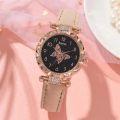 Fashion Quartz Wristwatch Crystal Rhinestone Pearl Quartz Watches Butterfly Watches. 