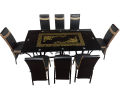 Dining Table Golden Black Versace Design 36*72 – 8 Person. 