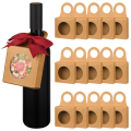 25PCS Wine Box Charcuterie Box Wine Bottle Box with Window Wine Hanging Foldable Gift Boxes. 