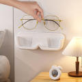 Glass Display Cabinet Glasses Storage Box Wall Mounted Sunglasses Storage Rack. 