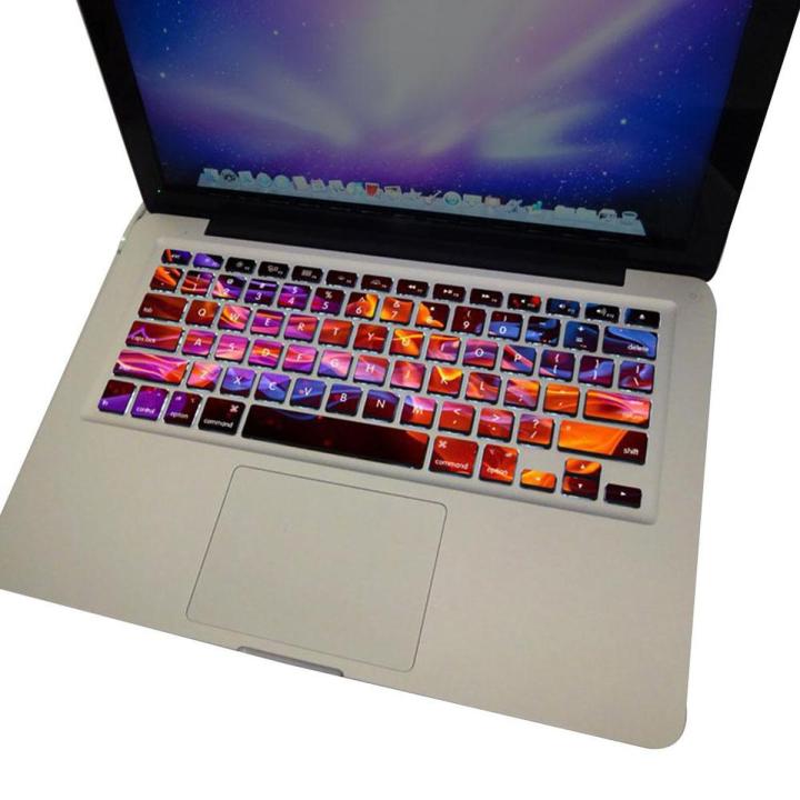 【3C VictoryEagle Store】Galaxy Color Planet Keyboard Sticker Cover for MacBook Retina for 15 Rertina Europe、pro 13 Europe