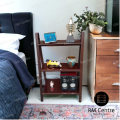 Wooden Plant Stand 2 & 3 Tier Indoor Decoration Display Shelf Rack Solid Wood (Brown). 