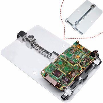 Adjustable PCB Circuit Board Holder / Stand – Repairing Tool for Mobile IC Grooves Soldering and Small Circuit Repairing