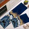 Kitchen Floor Mat Set - 2Pcs Non-Slip Super Absorbent Bedroom, Bathroom, and Kitchen Doormat. 