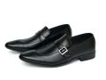 Pure Leather Handmade Shoes For Men - Color Black. 