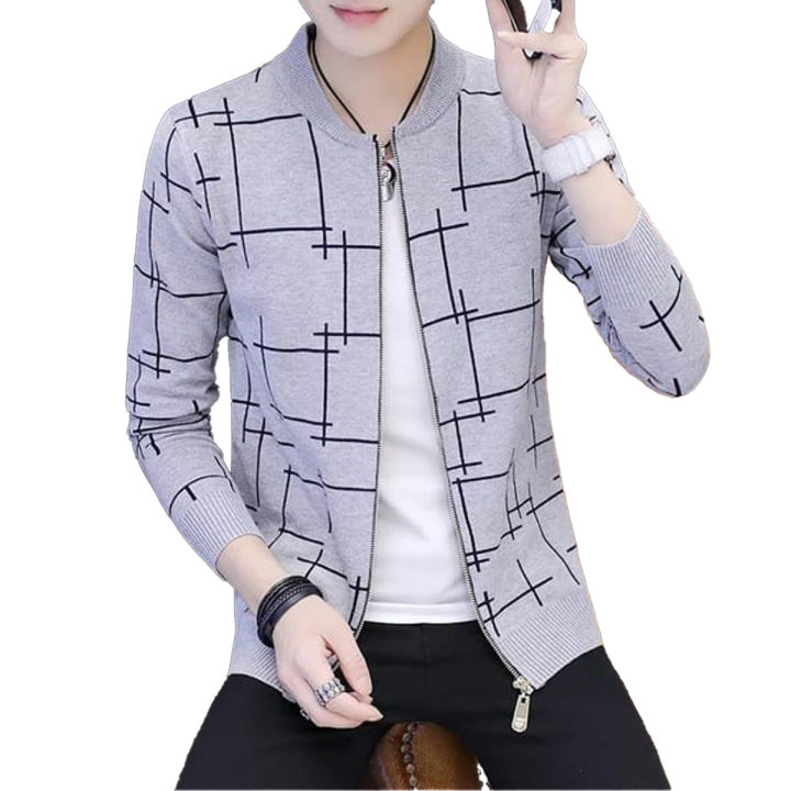 HY Boutique Sneaker Print Fleece Jacket - Stylish and Premium Quality Outerwear - Ideal for a Fashionable Look