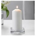 IKEA Candle Dish Glass. 