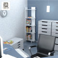 5-Shelf Modern Display Corner Unit Bookcase Bookshelf Shelving Unit. 