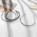 Korean Version of Non-slip Wave Hair Band Invisible Movement Tide Simple Back Hair Card Female Headdress Wash Headband. 