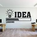 Jade Gallery Caspia Office Loading Ideas Motivational quote Wall Decal Sticker Vinyl 2 X 1 Feet Wall Decor decoration Stickers For office multinational companies Black color. 