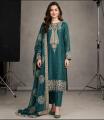Women's Maroon Embroidered 3 Piece Suit with Trouser & Dupatta | Elegant Party Wear Pakistani Dress. 