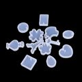 12Pcs/Set Holes Key Waterdrop Silicon Mold Mould Resin Jewelry Making DIY Craft. 