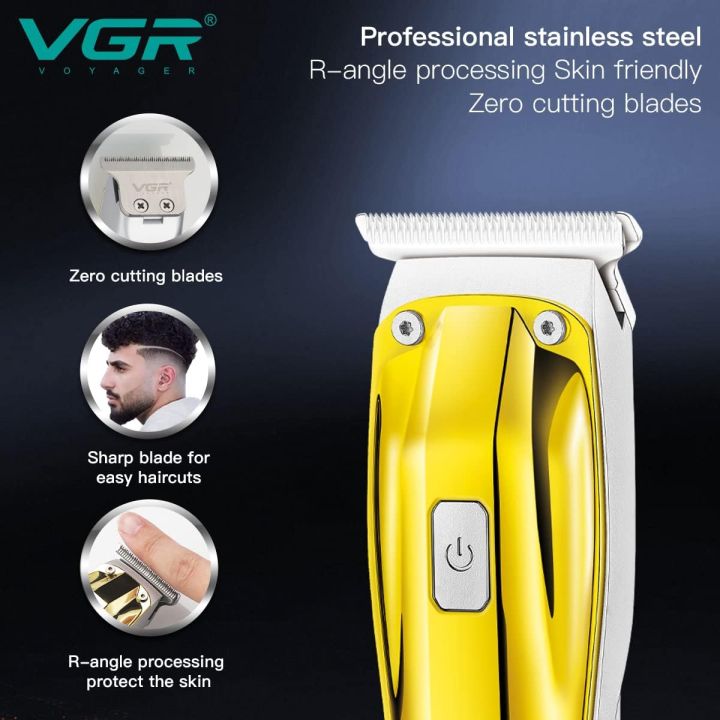 VGR%20V-955%20Professional%20Rechargeable%20Hair%20Trimmer%20with%20Stainless%20steel%20Blades,%20USB%20Charging%20cable,%203%20Guide%20Combs%20for%20Men,%20500%20mAh%20Li-ion%20Battery%20(Gold%20-%20Image%203