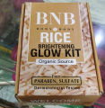 BNB Rice Facial Kit Organic – Complete BNB Kit with BNB Scrub, BNB Mask & BNB Facewash – BNB Rice Kit – Original BNB Products. 