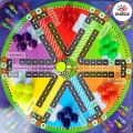 2 Sided Foldable Large Size Six Person Ludo (18 x 18inch). 