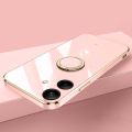 New Phone Case For Samsung Galaxy A05 Cover Soft Plating Antioxidant Clear Ring holder stand For Galaxy A05 Case. 